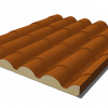 Panel Sándwich teja roja